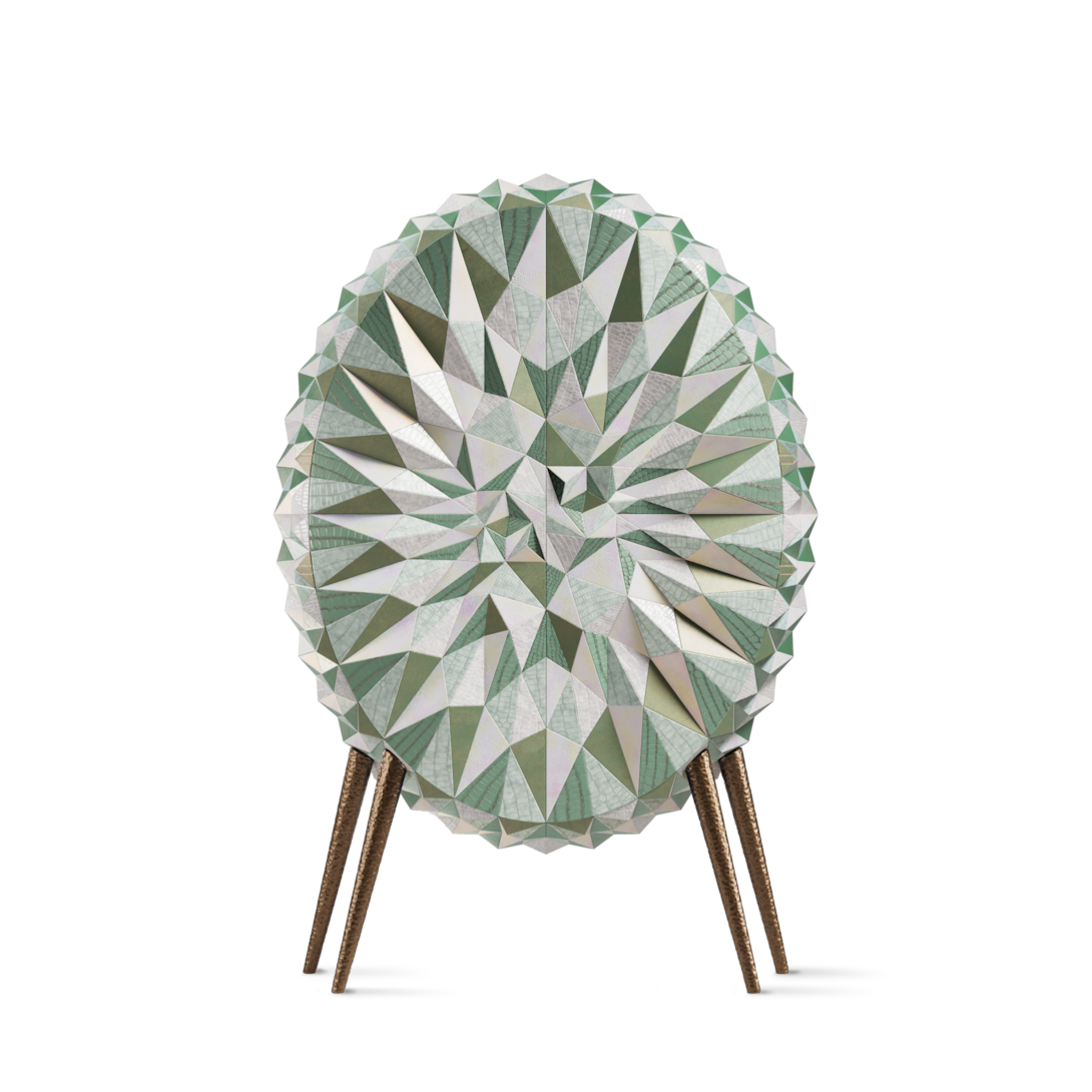 Kaleidoscope Exo - Green - Unique Piece - Trunks, Travel and Home